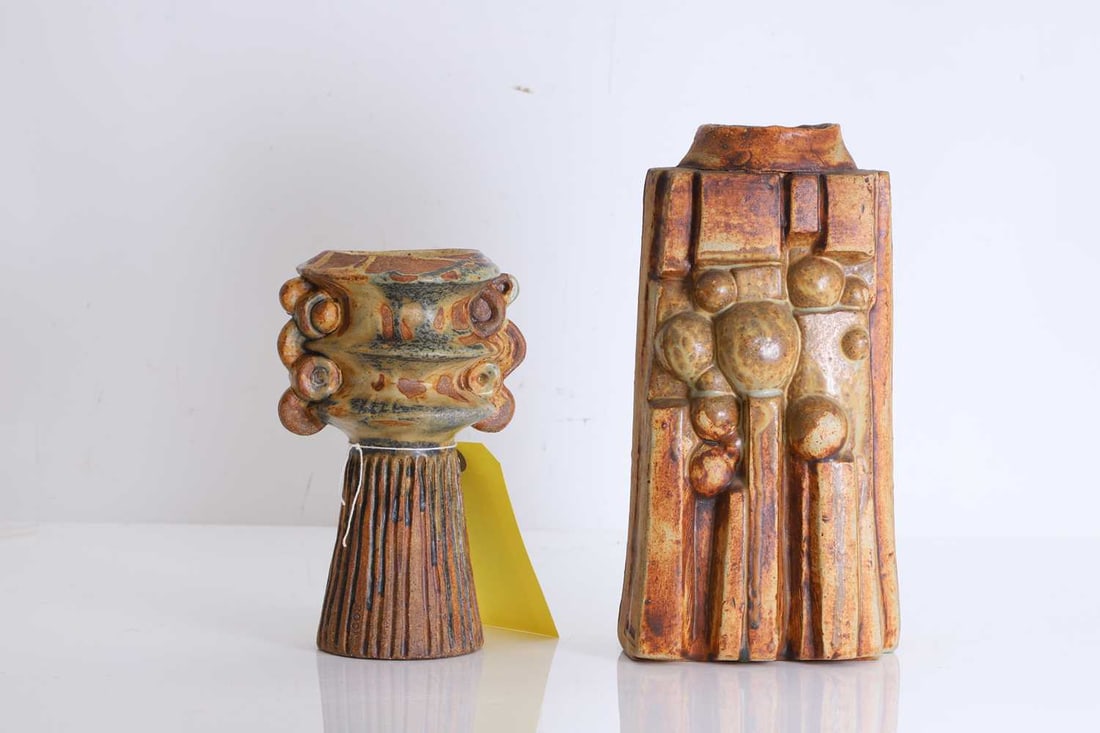 Two Bernard Rooke ceramics, - 2