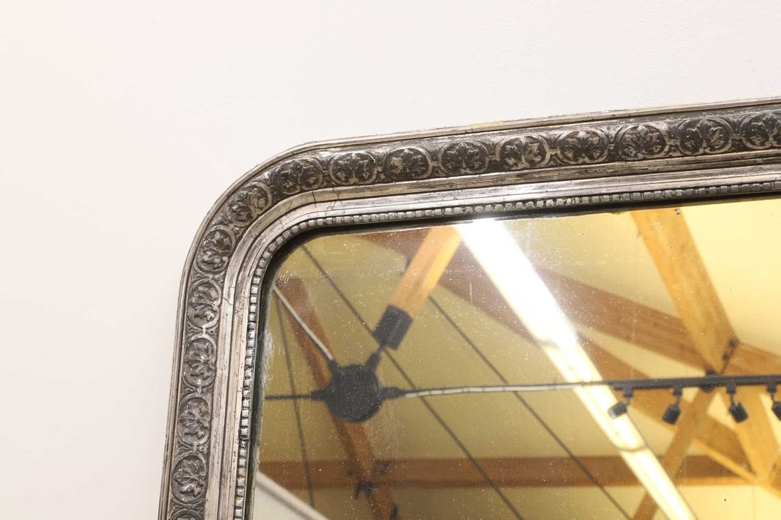 A silvered wall mirror, Of modern manufacture, - 2