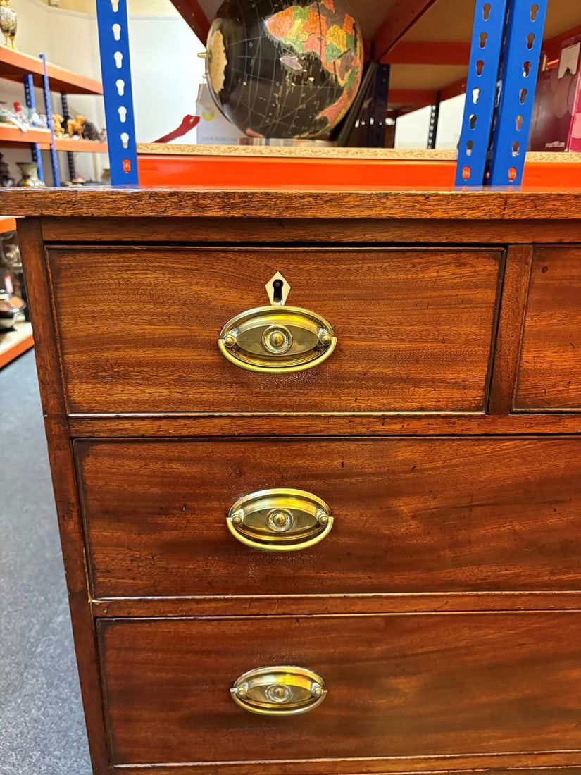 A Scottish George III mahogany chest of drawers, Late 18th century, - 11