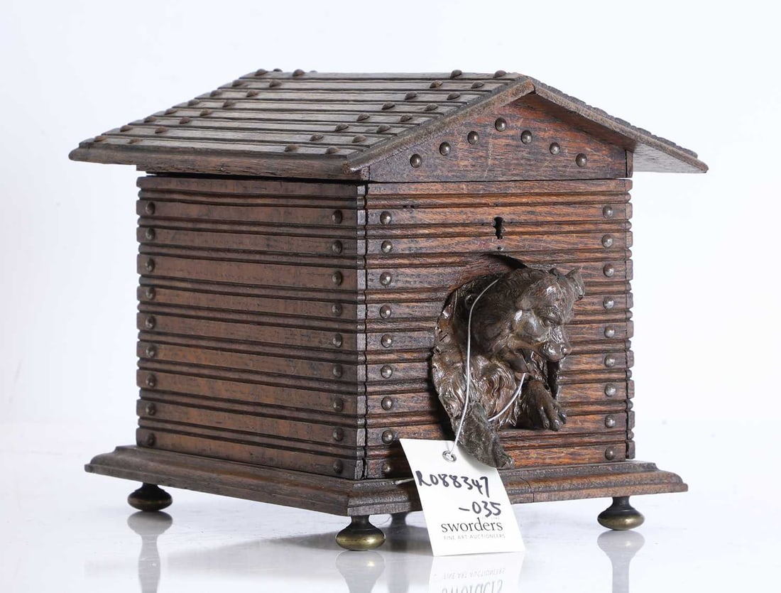 A Black Forest-style humidor, 20th century, (1 of 2)