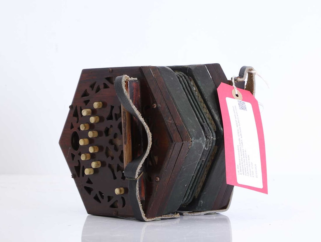 A Steel Reed concertina, (1 of 2)