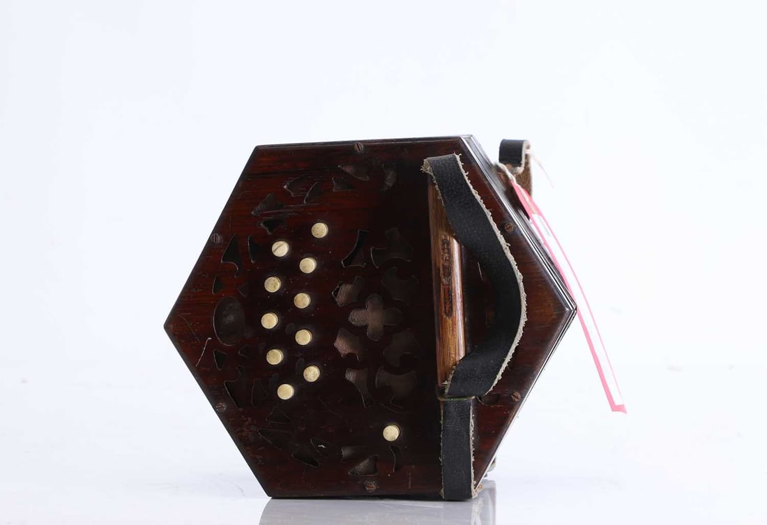 A Steel Reed concertina, - 2