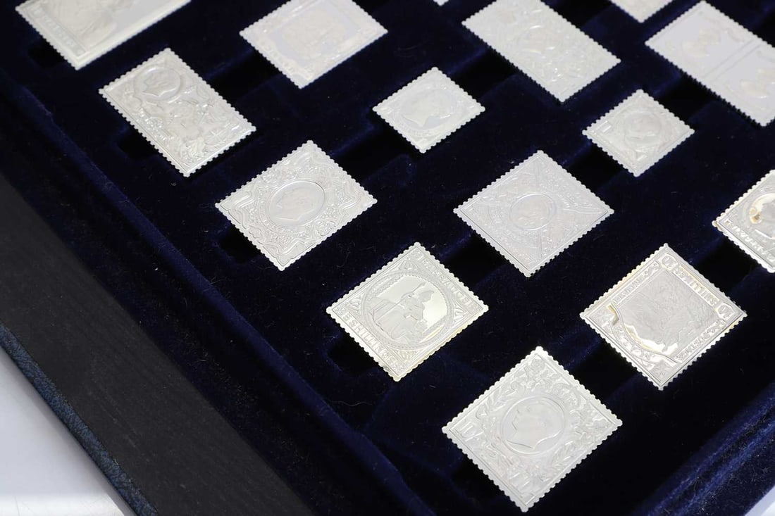 International Society of Postmasters, a sterling silver proof of the Greatest Stamps of the British - 2