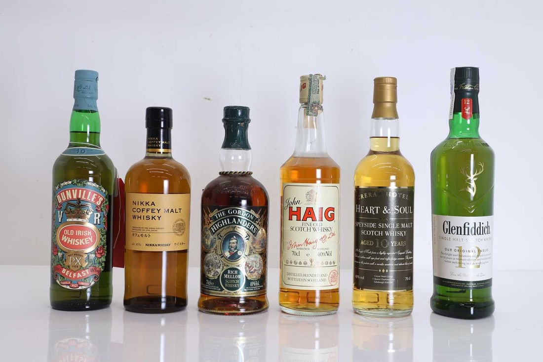 A selection of whiskies, (1 of 1)