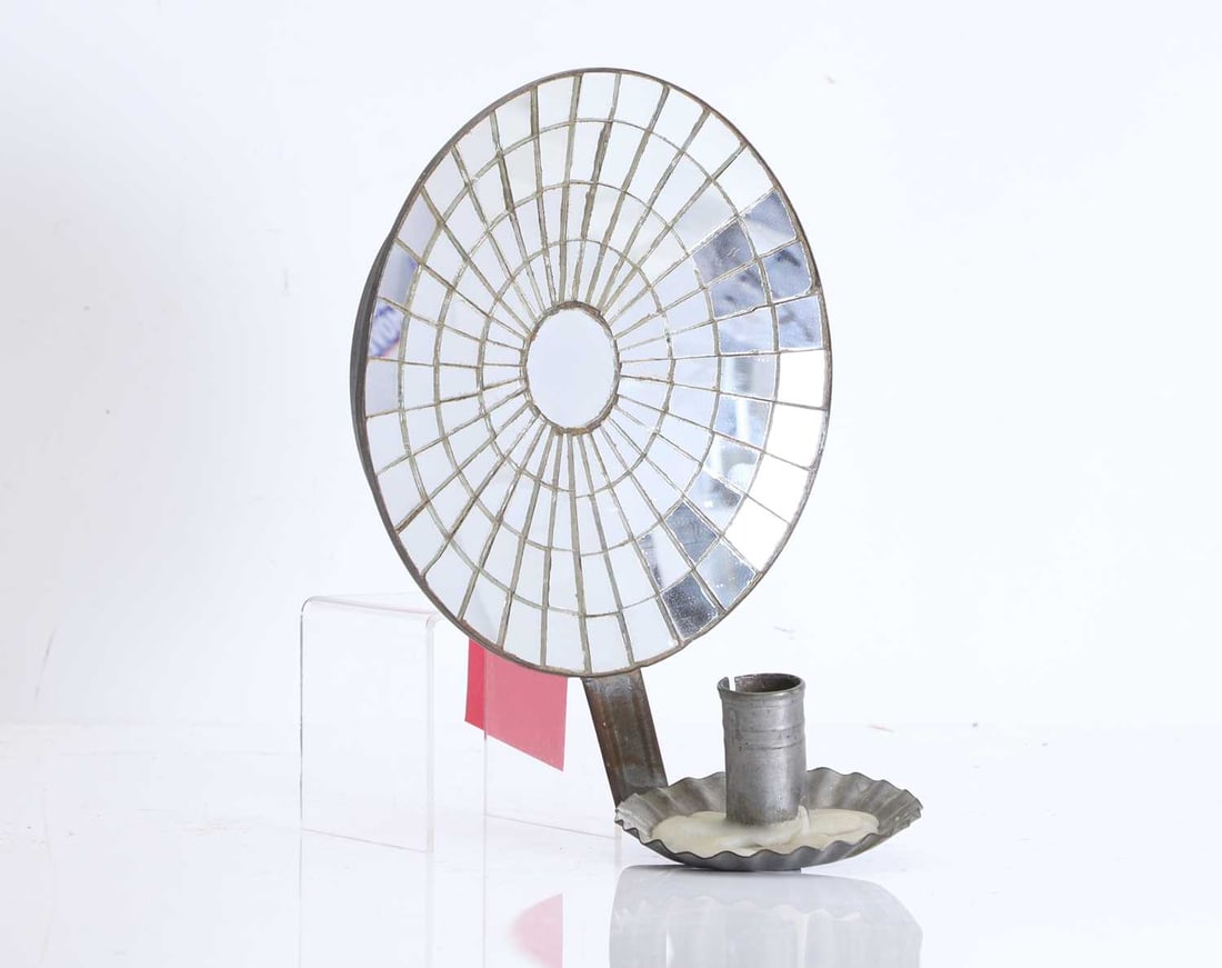 A pewter candle wall sconce, Early 20th century, (1 of 1)