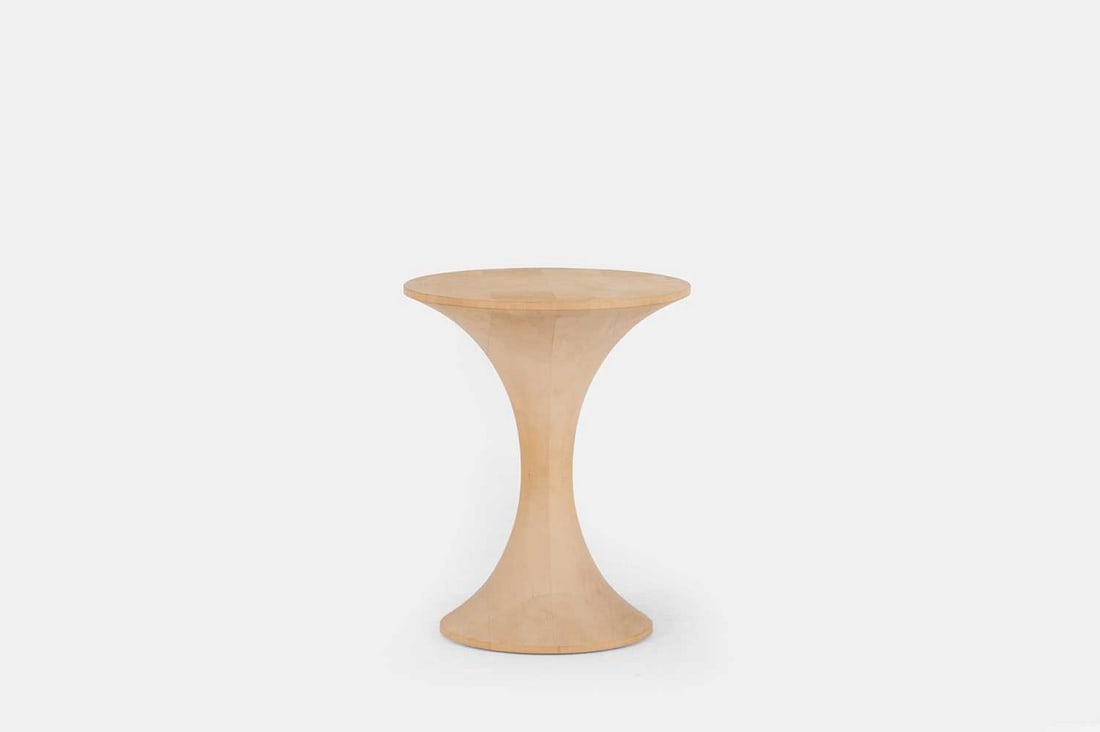 A small wooden occasional table by Minotti, of recent manufacture, Italian, (1 of 3)