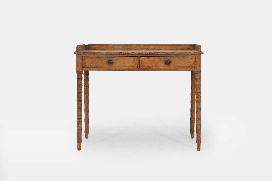 A Regency painted pine washstand, early 19th century, (1 of 5)