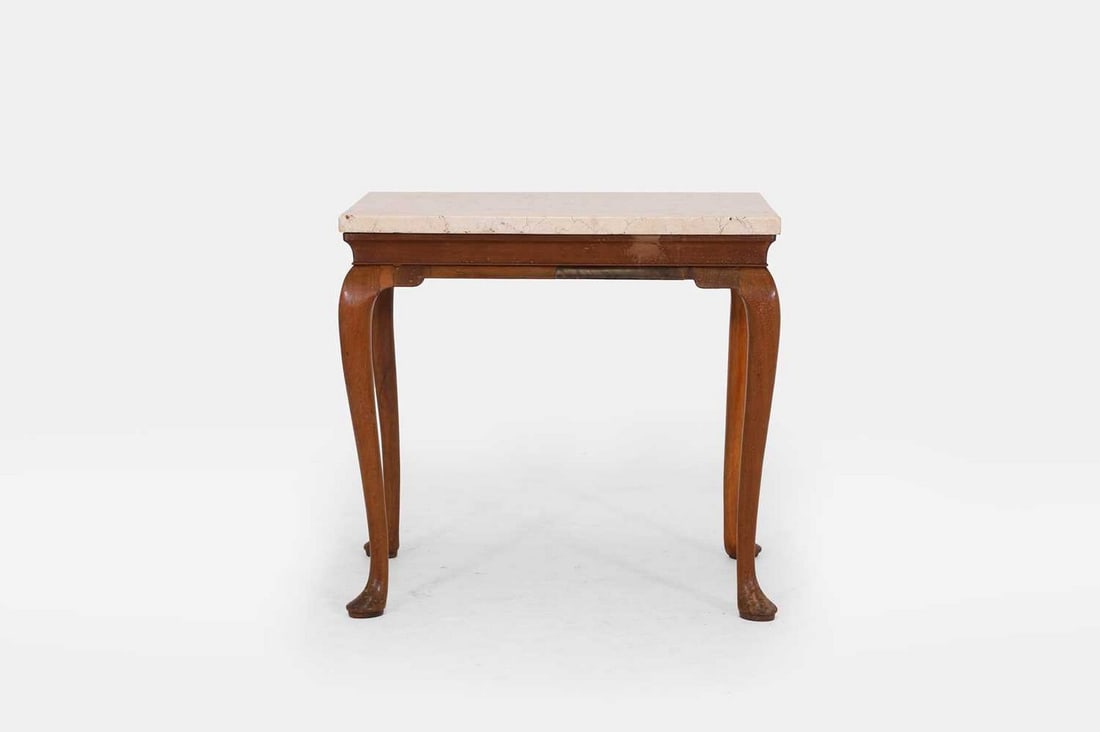 A George I-style walnut centre table, late 19th/early 20th century and later, (1 of 4)