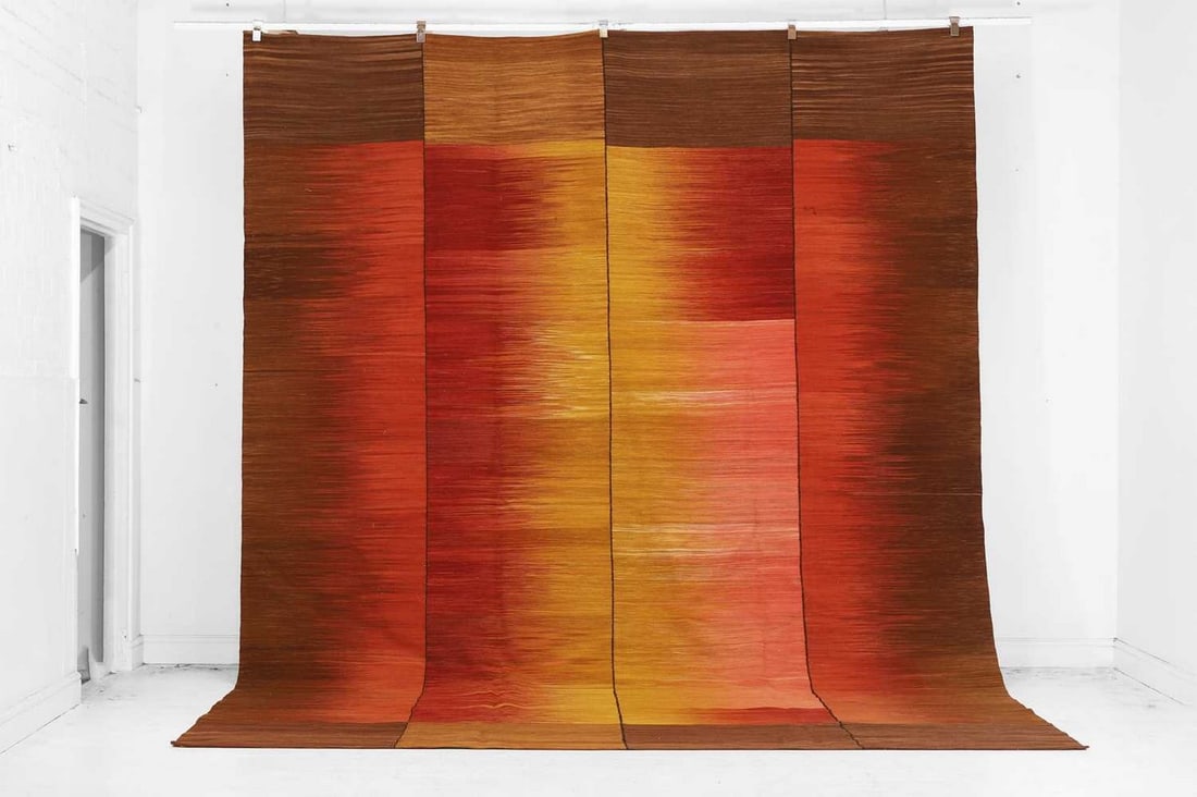 A kilim flat-weave wool carpet, of recent manufacture, (1 of 4)