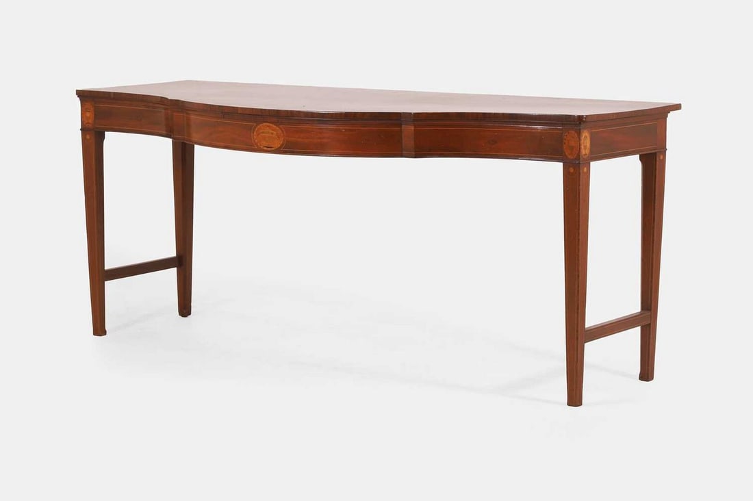 A George III mahogany serving table, c.1790, (1 of 4)