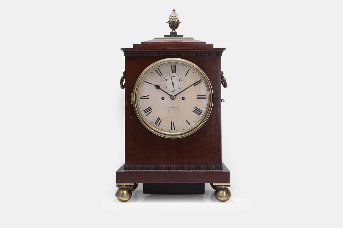 A Regency mahogany regulator bracket clock, c.1815, (1 of 6)