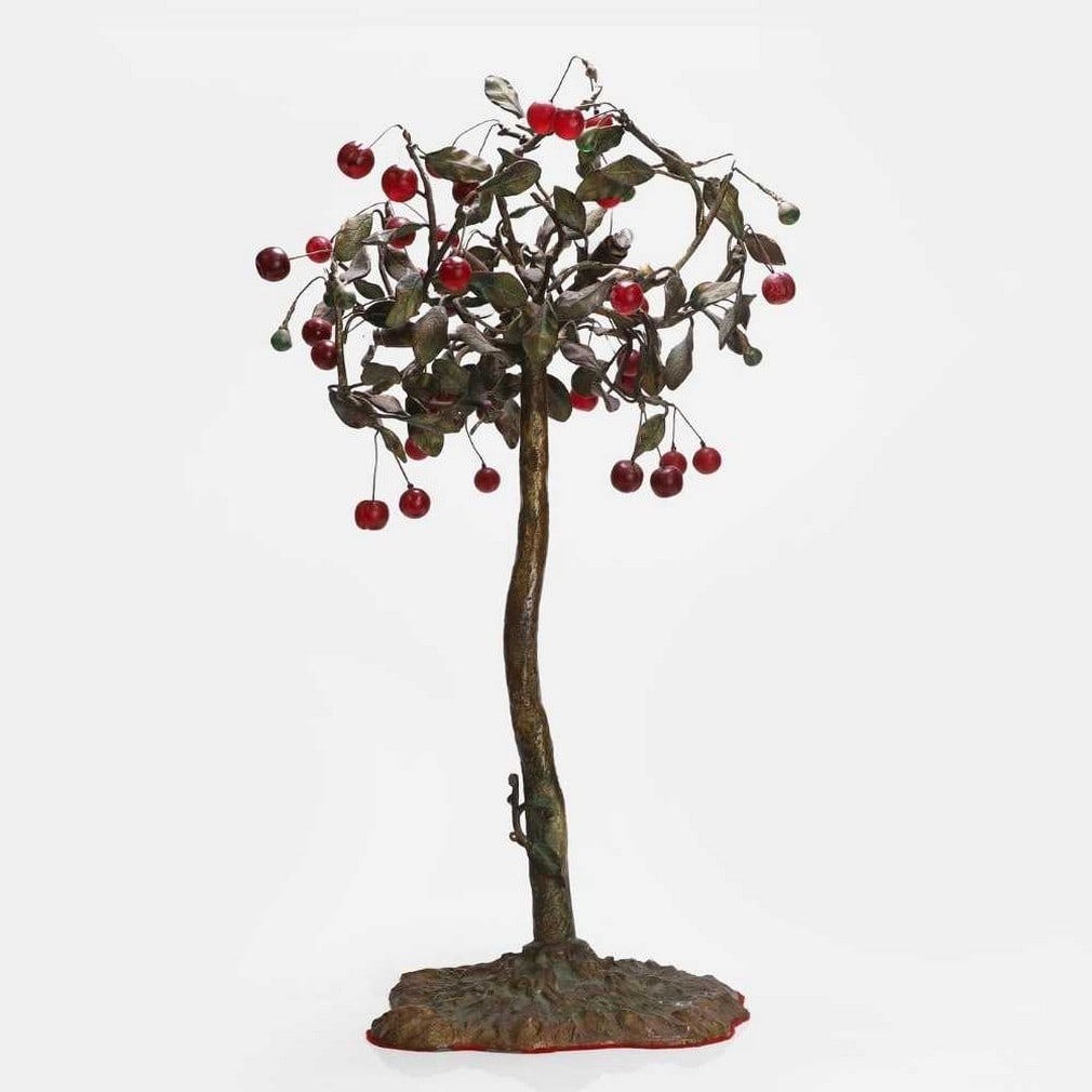 A Vienna bronze table lamp, late 19th/early 20th century, Austrian, (1 of 5)