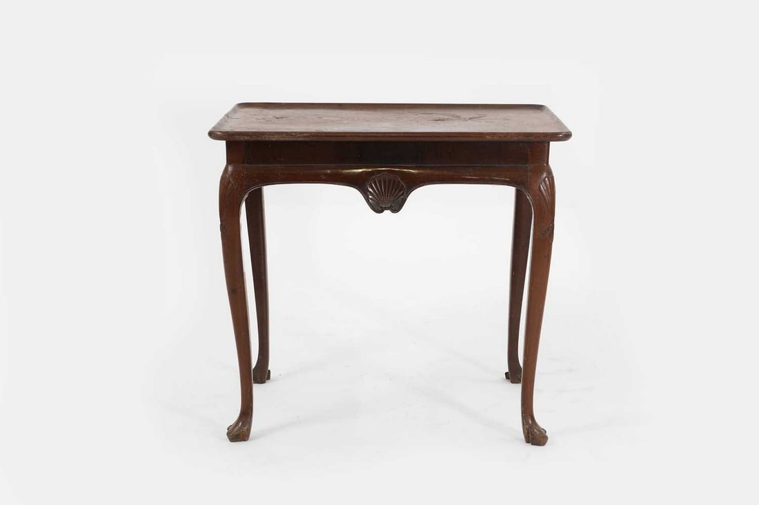 A George II mahogany silver or tea table, second quarter of the 18th century, Irish, (1 of 4)