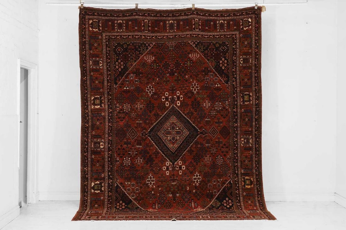 A Josheghan wool carpet, early to mid-20th century, Persian, (1 of 4)
