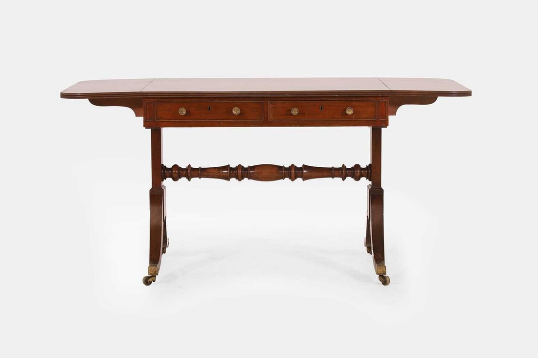 A Regency mahogany sofa table, c.1815, (1 of 5)