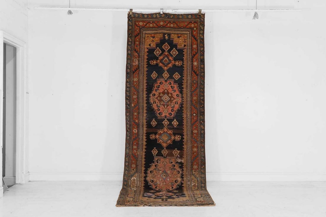 A Heriz wool runner, 20th century, (1 of 3)