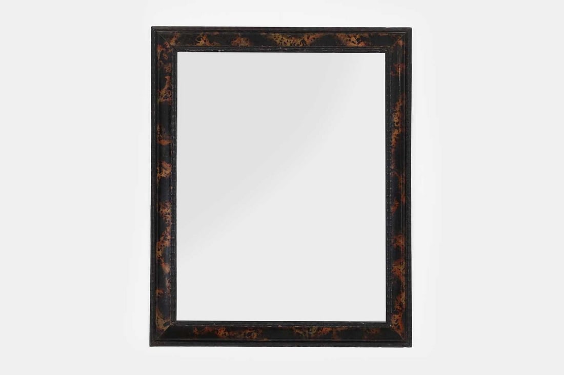 A baroque-style tortoiseshell wall mirror, 20th century, (1 of 1)