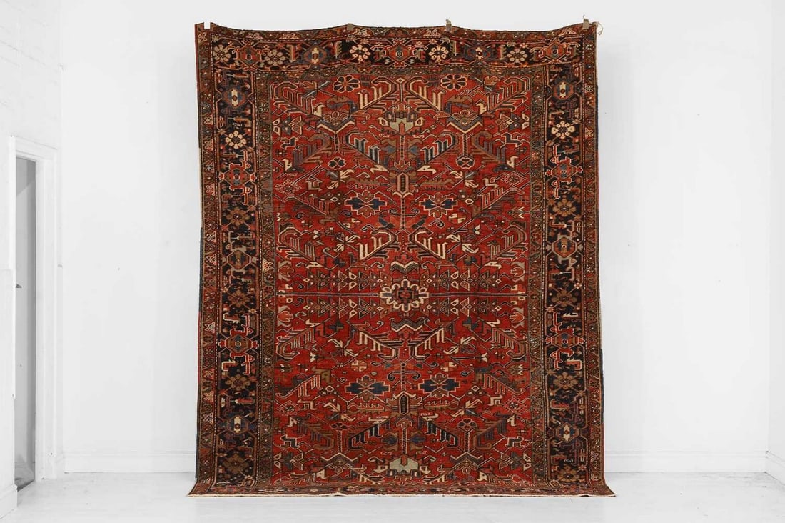 A Heriz wool carpet, early to mid-20th century, (1 of 5)