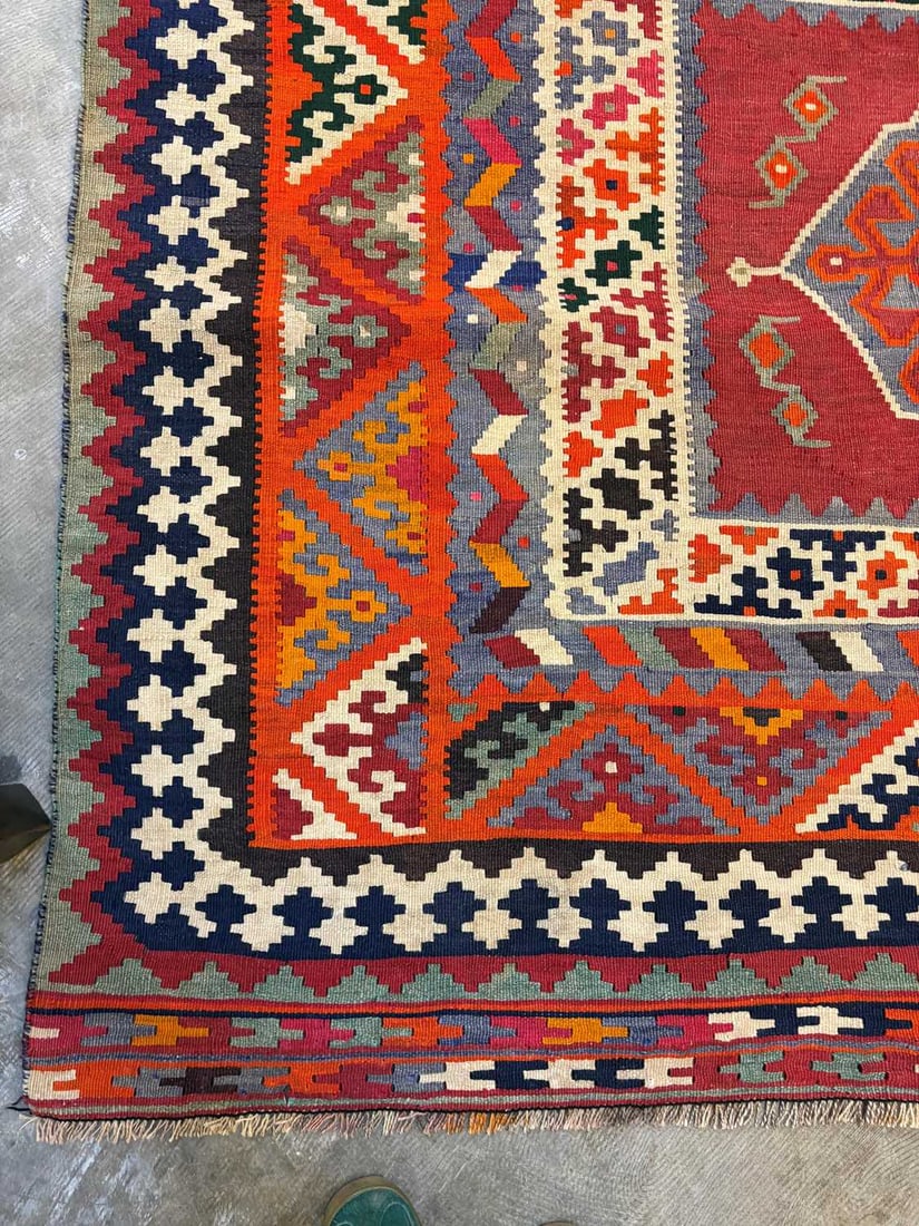 A South West Persian Qashgai kilim, - 11