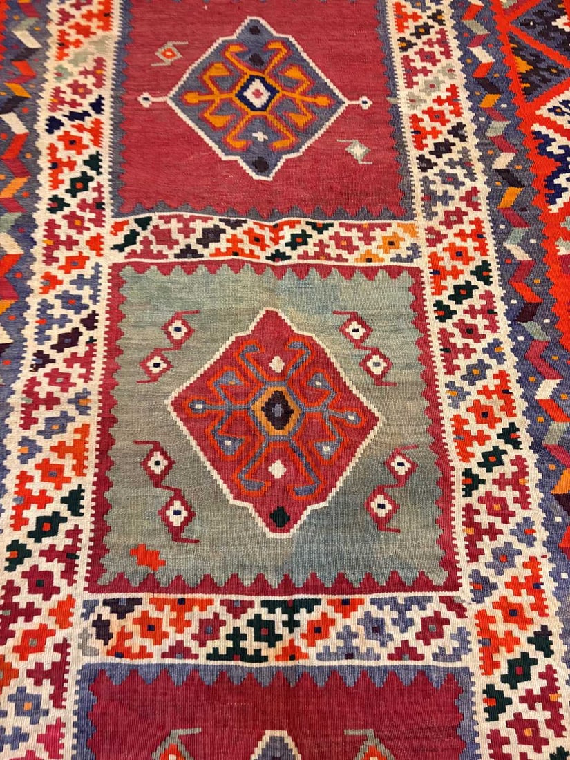 A South West Persian Qashgai kilim, - 12