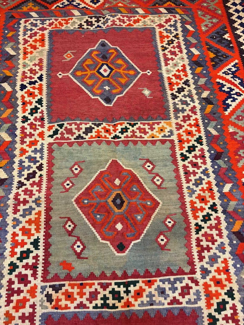 A South West Persian Qashgai kilim, - 5