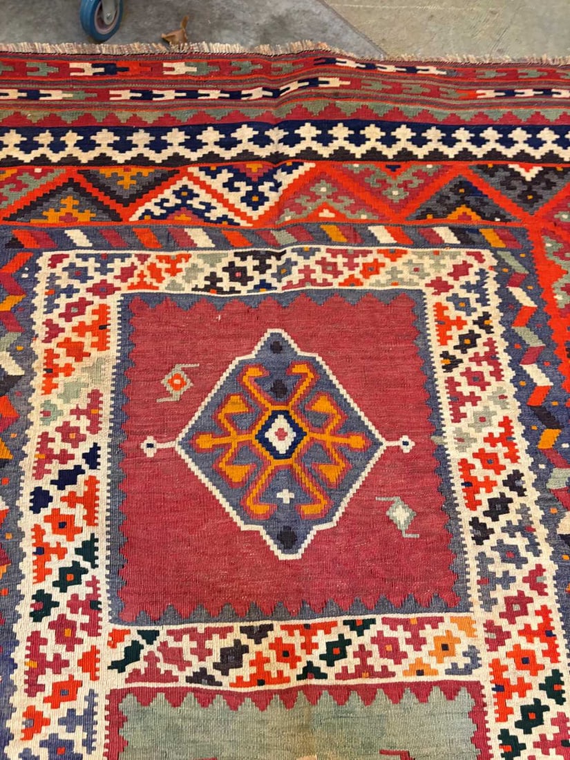 A South West Persian Qashgai kilim, - 6