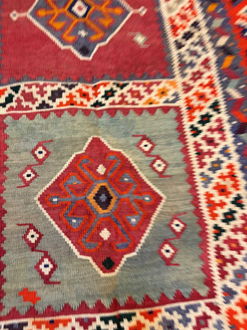 A South West Persian Qashgai kilim, - 7