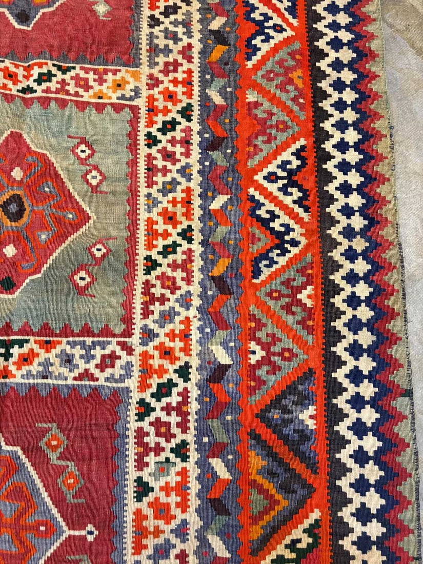 A South West Persian Qashgai kilim, - 8