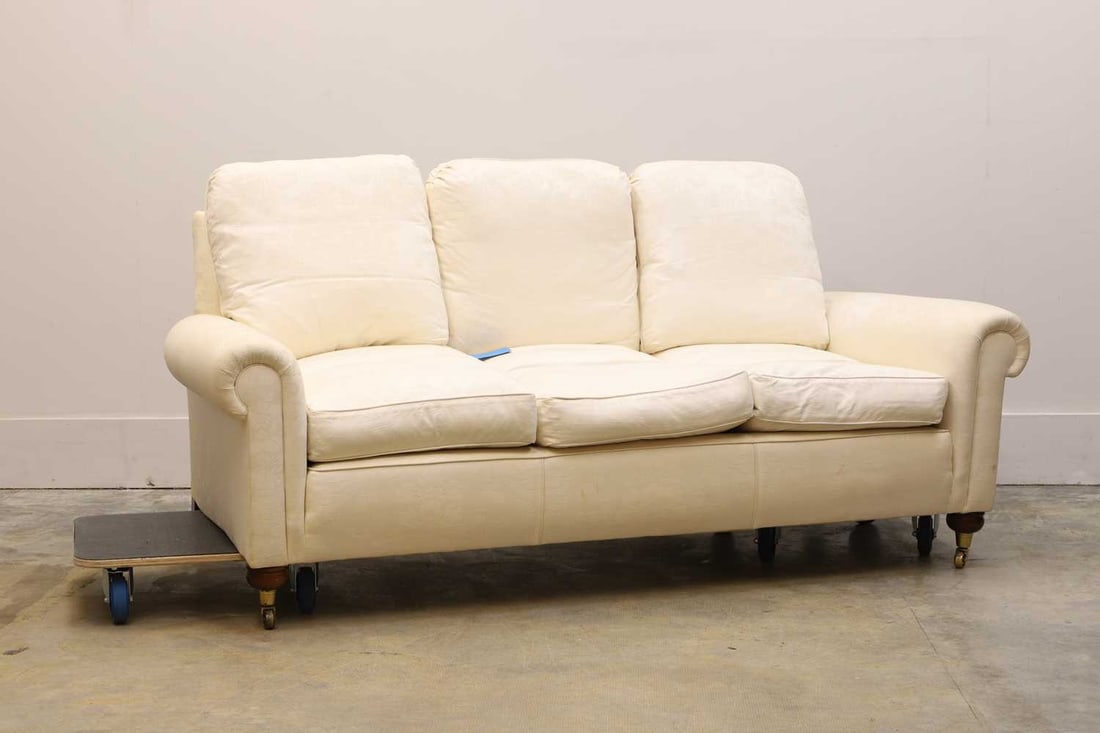 A Duresta 'Beaminster' three-seater sofa, of recent manufacture, (1 of 2)