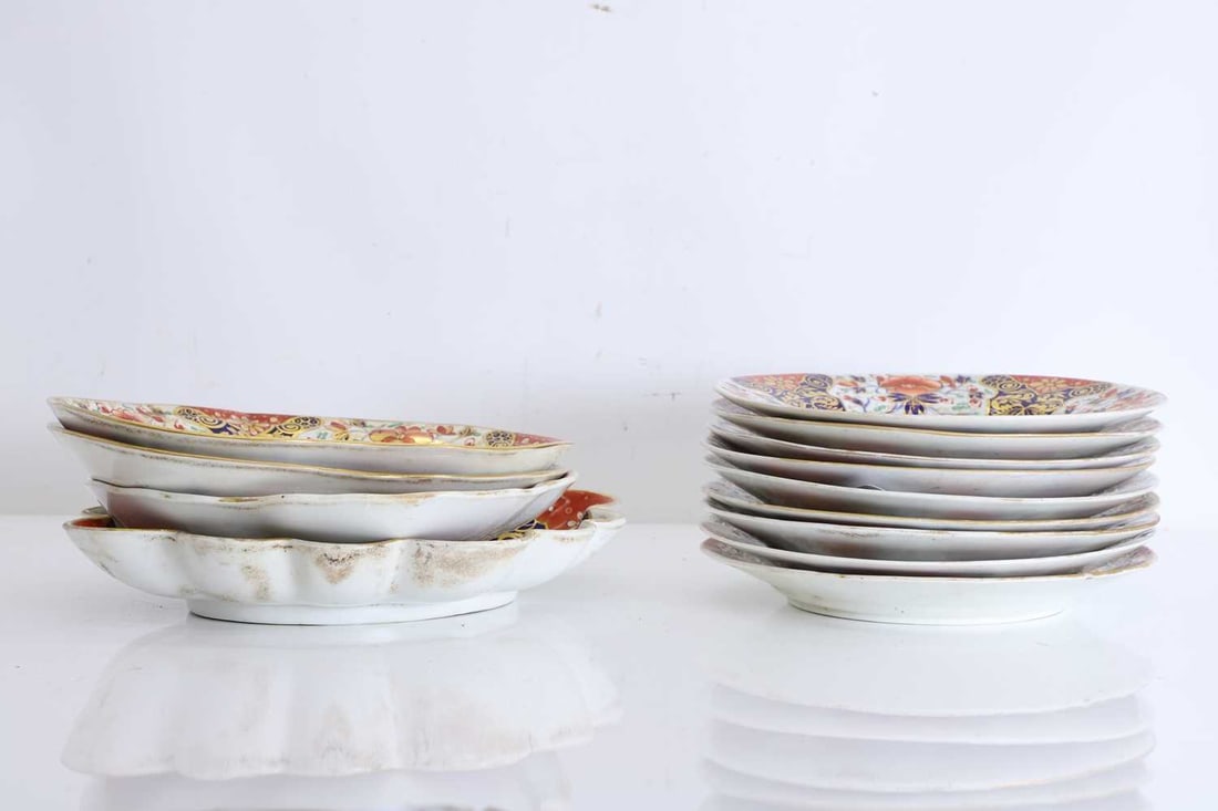 A Crown Derby breakfast service, 19th to 20th century, - 2