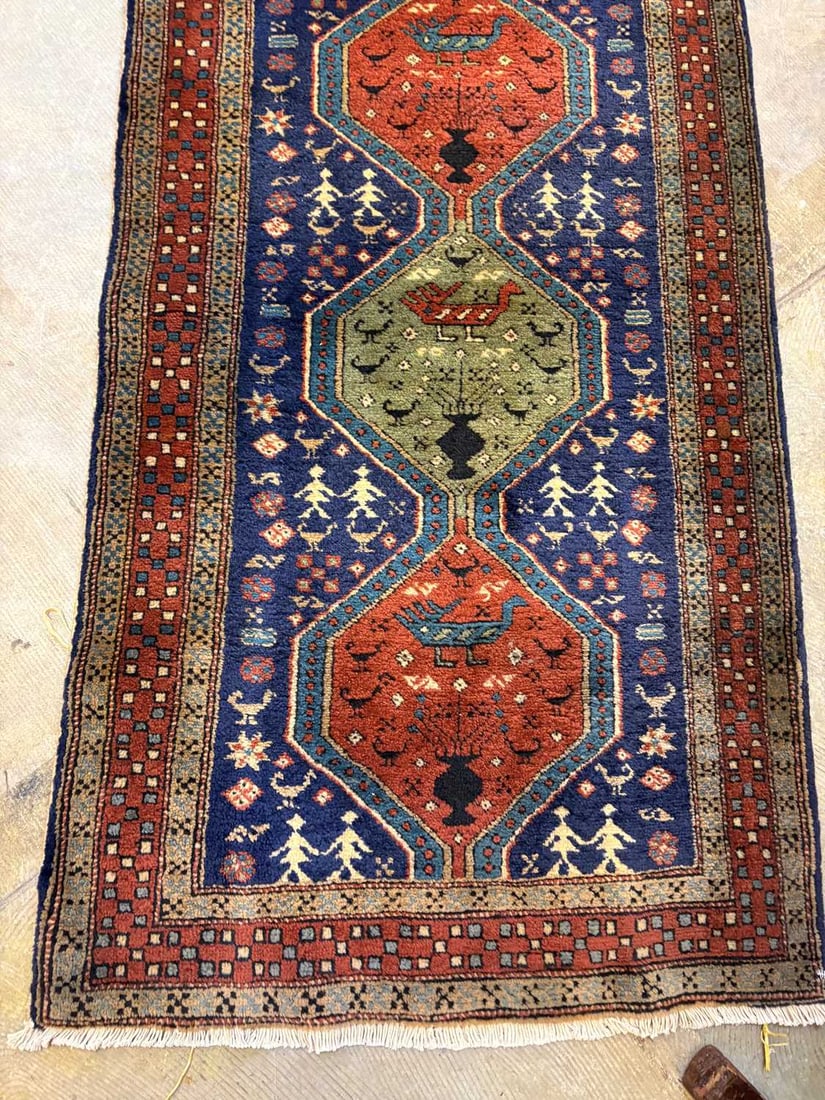 A North West Persian Ardebil runner, - 3