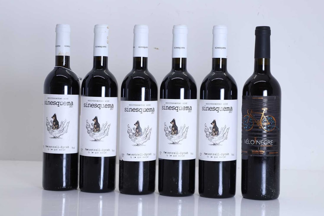 A selection of Spanish red wines, - 2