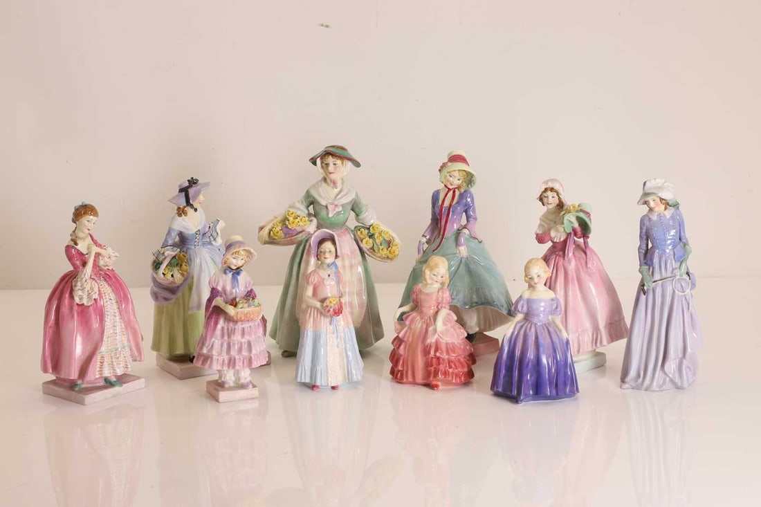 A collection of ten Royal Doulton figures, 20th century, - 5