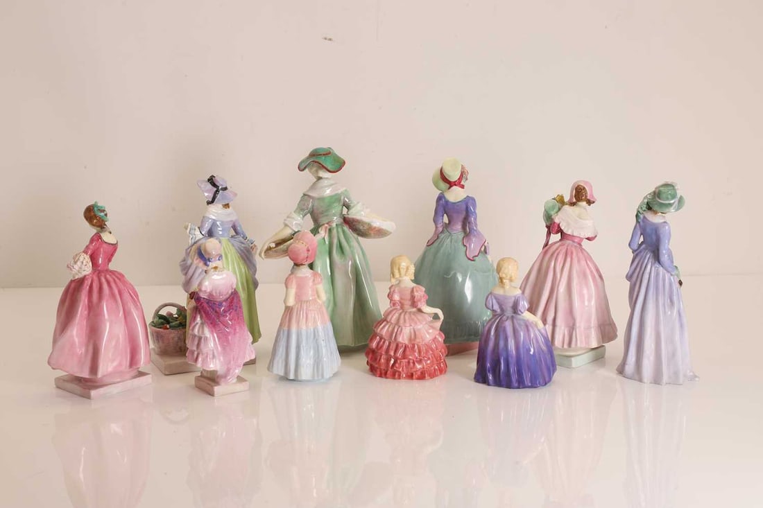 A collection of ten Royal Doulton figures, 20th century, - 6