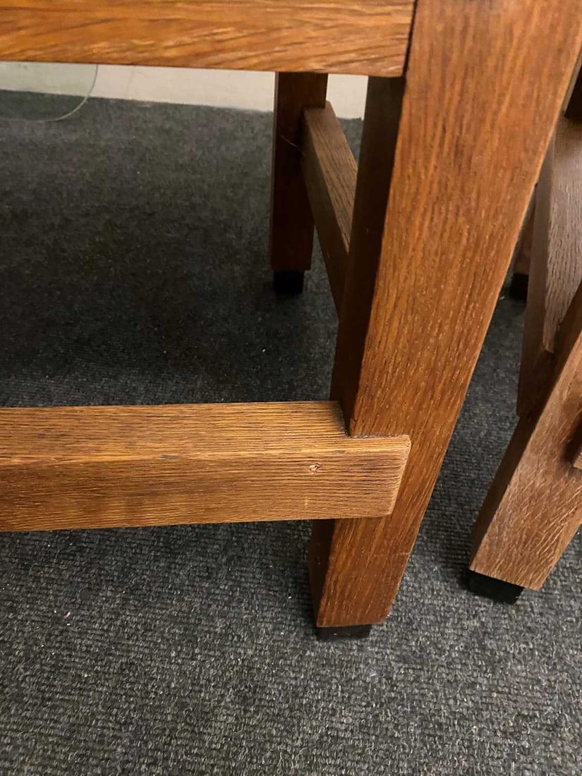 Jacques L Grubben (Dutch, 1884-1964), pair of Dutch Art Deco armchairs, - 7