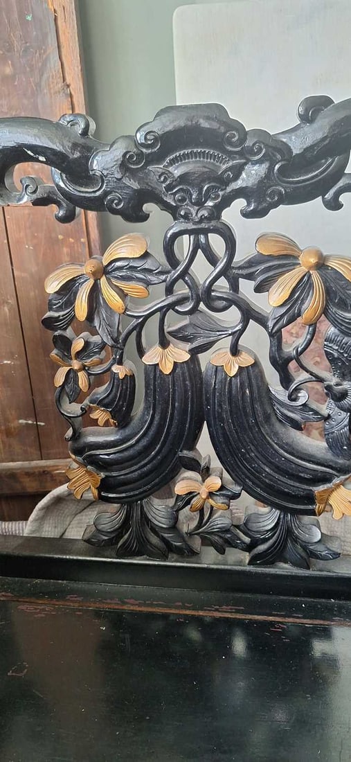 A pair of Chinese chairs, late 19th early 20th century, - 8