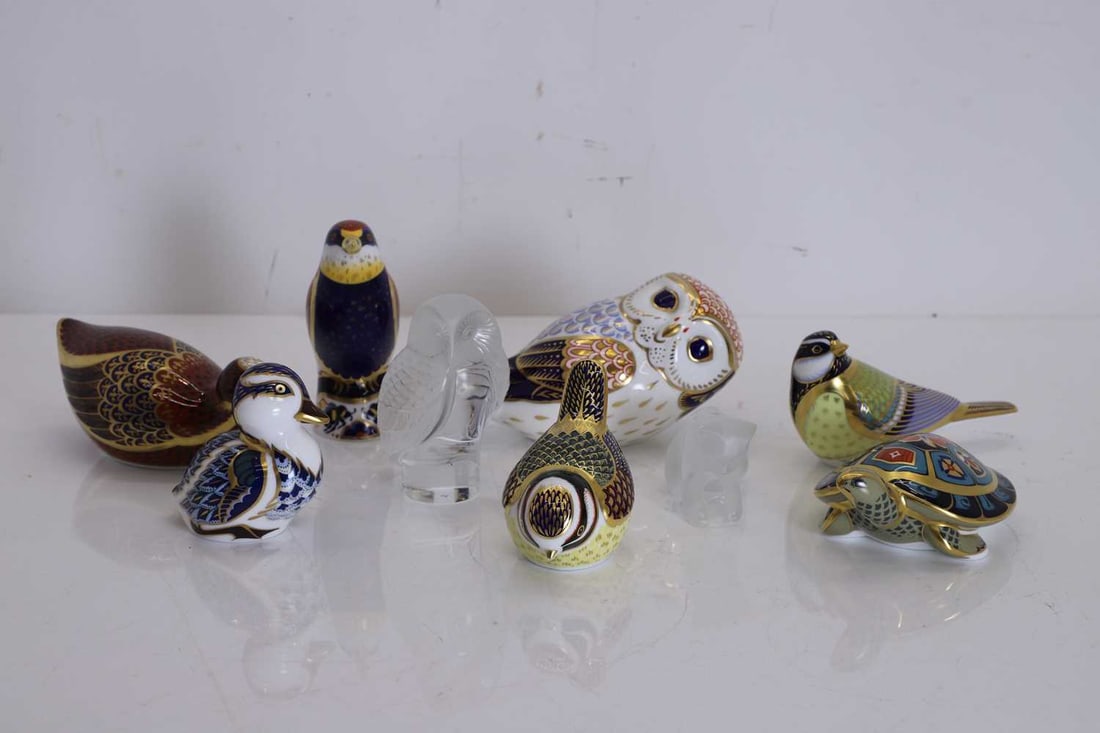 A collection of fourteen Royal Crown Derby paperweights, of modern manufacture, - 3