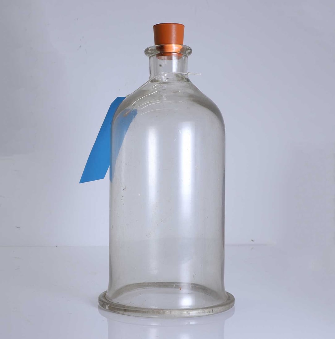 A clear glass bell jar, 20th century, (1 of 1)