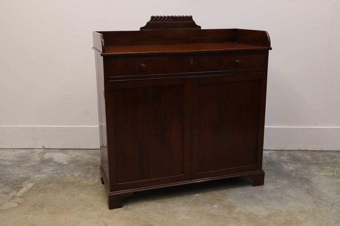 A mahogany serving cabinet, 19th century, - 2