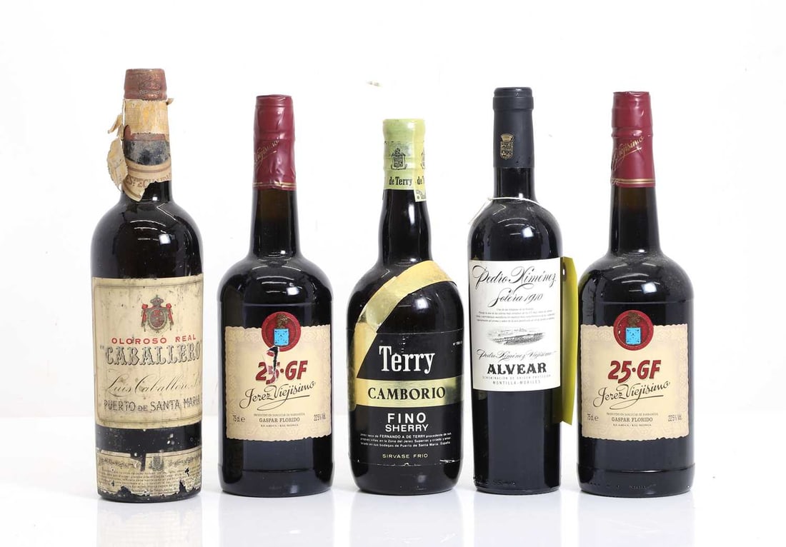 A selection of Sherries, - 2