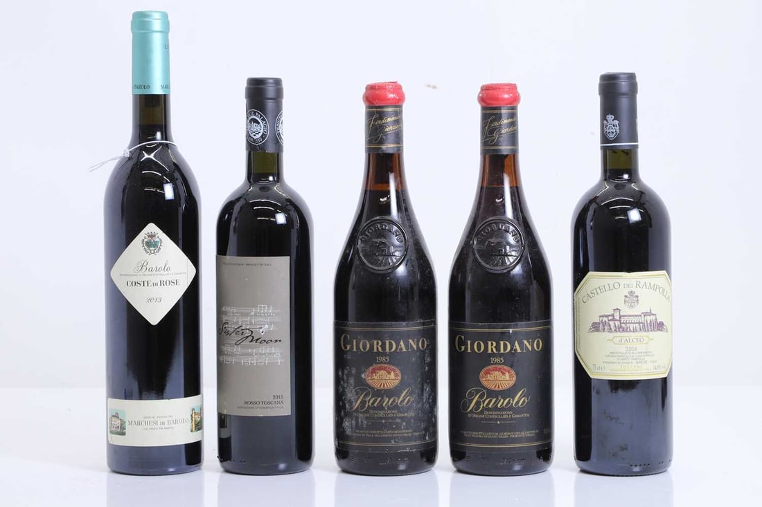 A selection of Italian red wines, (1 of 1)