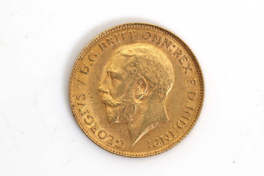 Coins, Great Britain, George V (1910-1936), - 2