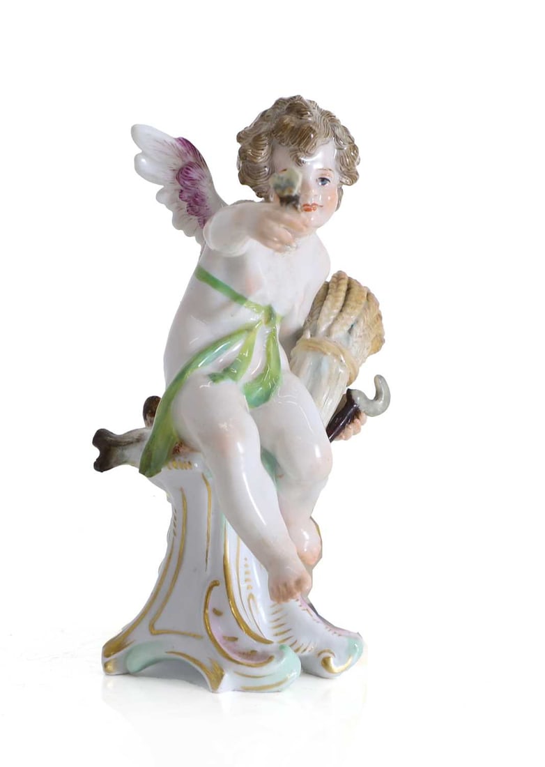 A Meissen figure of a cherub, circa 1900, (1 of 1)