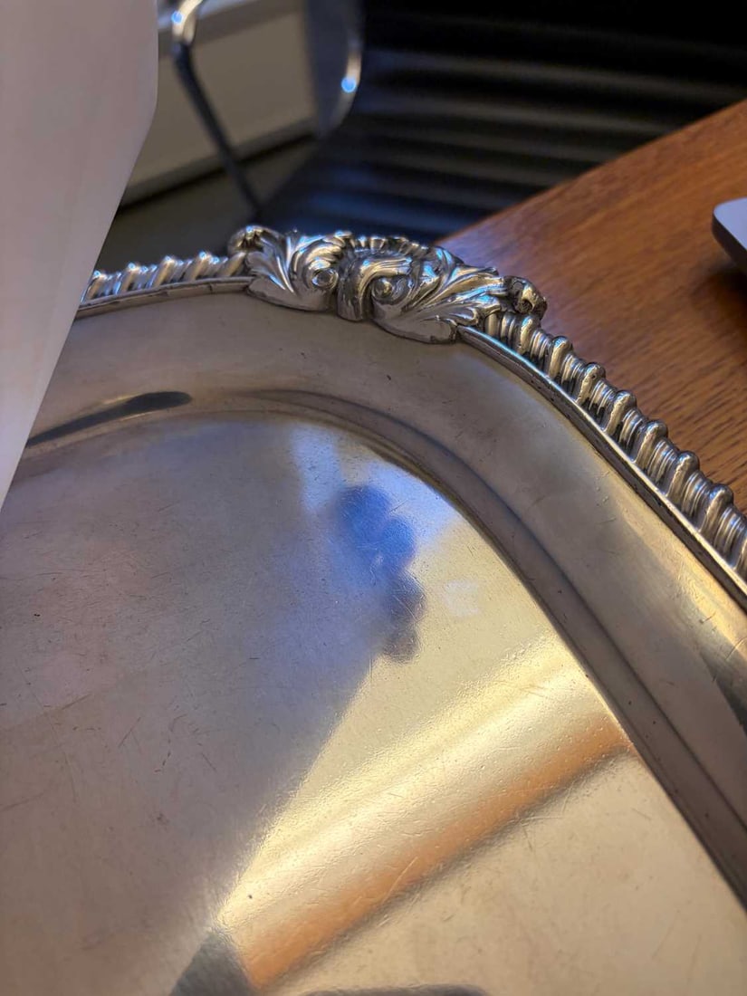 A Sheffield-plated salver, 19th century, - 13