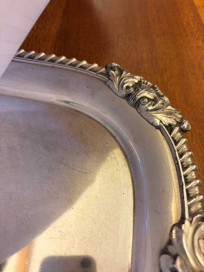 A Sheffield-plated salver, 19th century, - 14