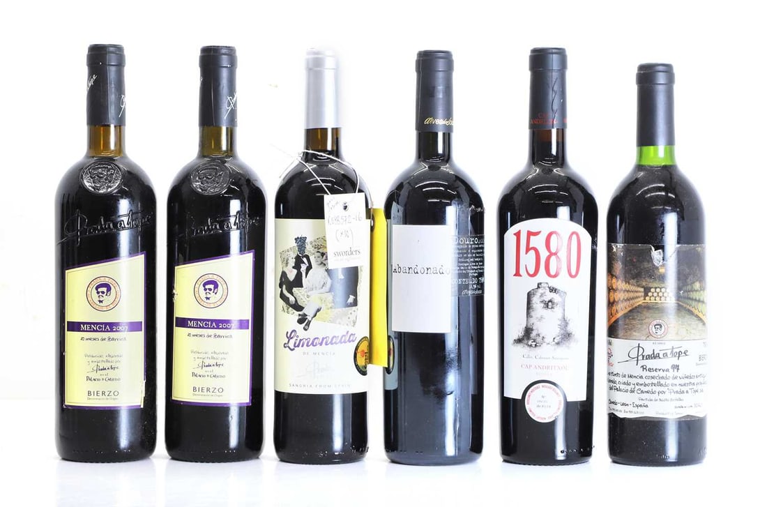 A selection of Spanish red wines, (1 of 2)