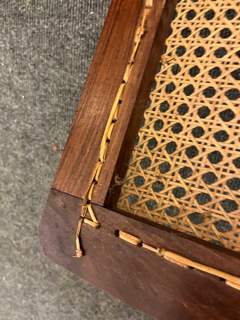 A near pair of Indian rosewood lounge chairs, early 20th century, Bombay School of Arts & Crafts, - 12