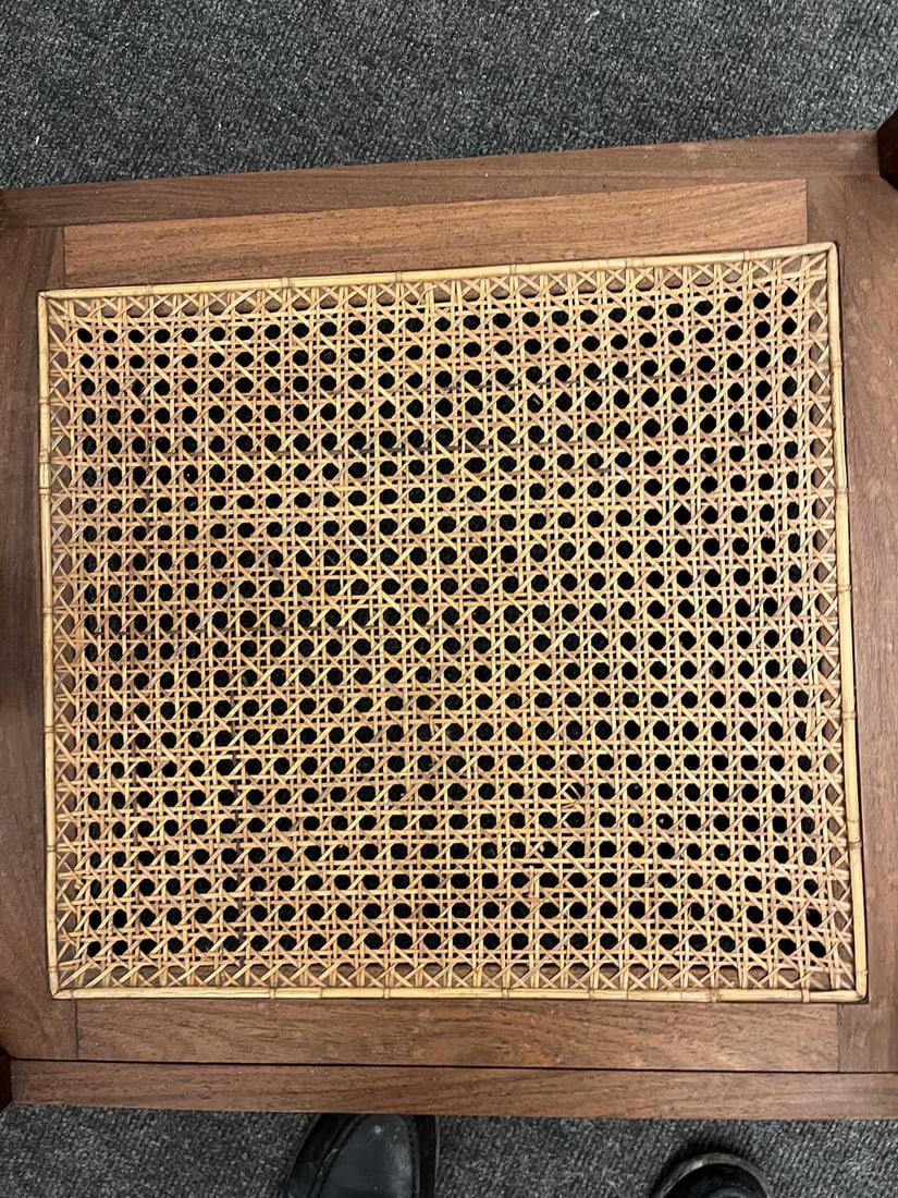 A near pair of Indian rosewood lounge chairs, early 20th century, Bombay School of Arts & Crafts, - 15