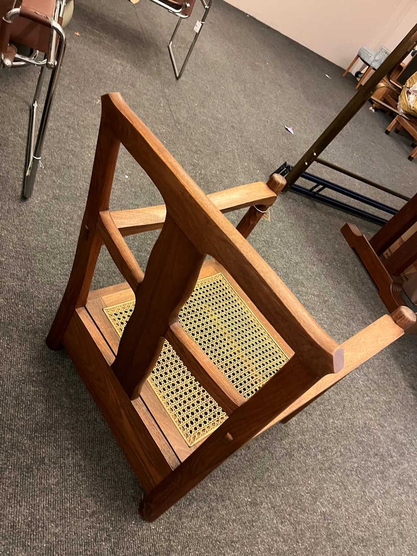 A near pair of Indian rosewood lounge chairs, early 20th century, Bombay School of Arts & Crafts, - 20