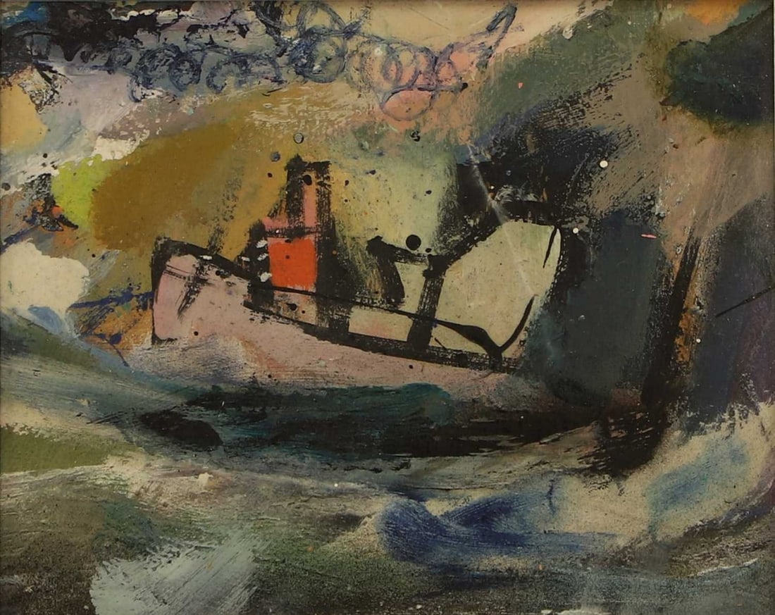 ... Dixon (20th century) 'Trawler I' (1 of 3)